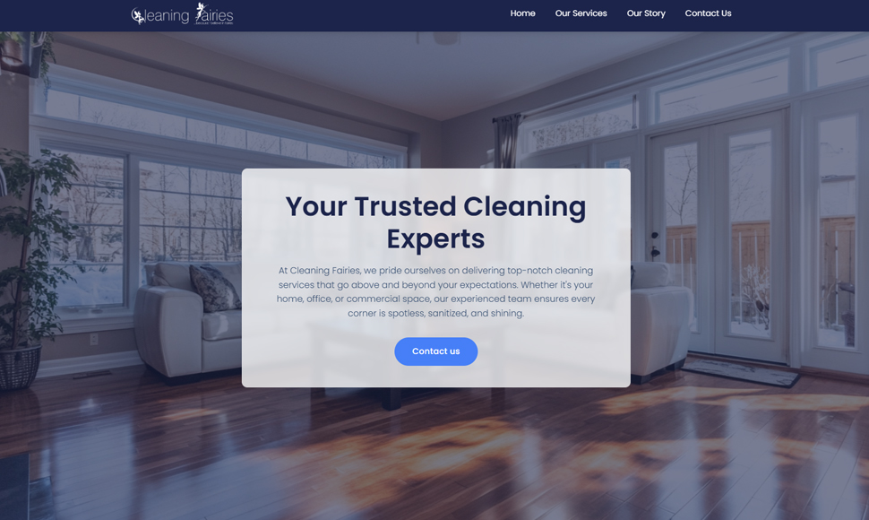 Cleaning Fairies homepage